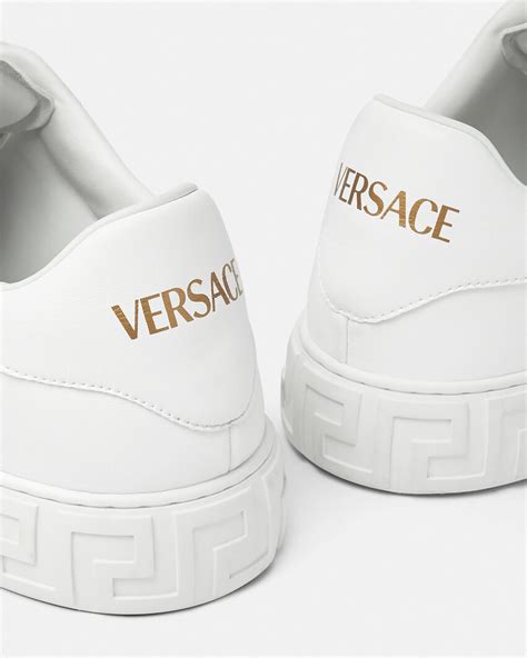 versus versace sneakers white|versace greca sneakers.